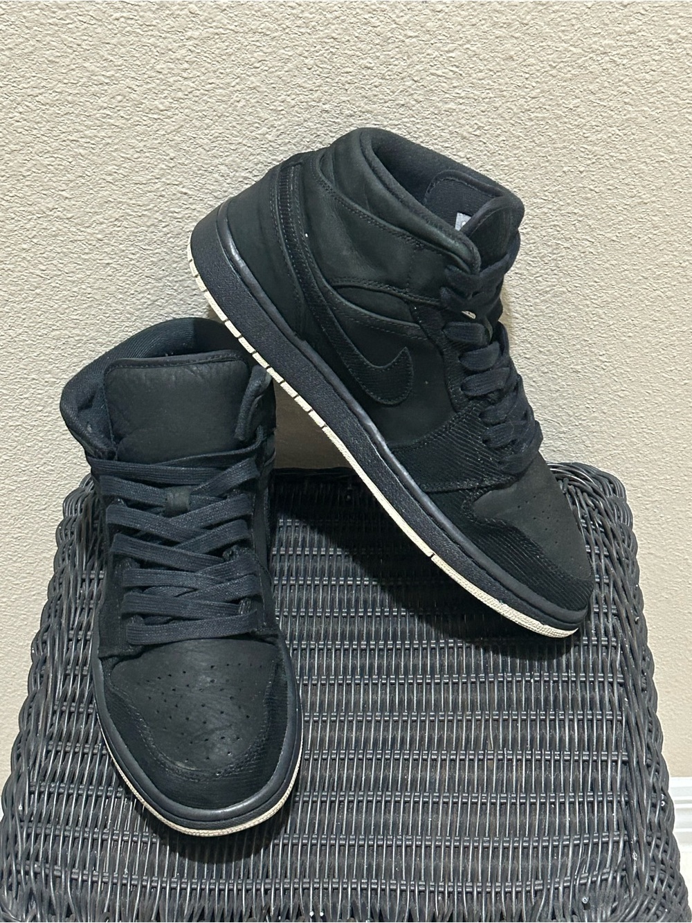 Size 12 Jordan 1 Mid Suit and Sneakers